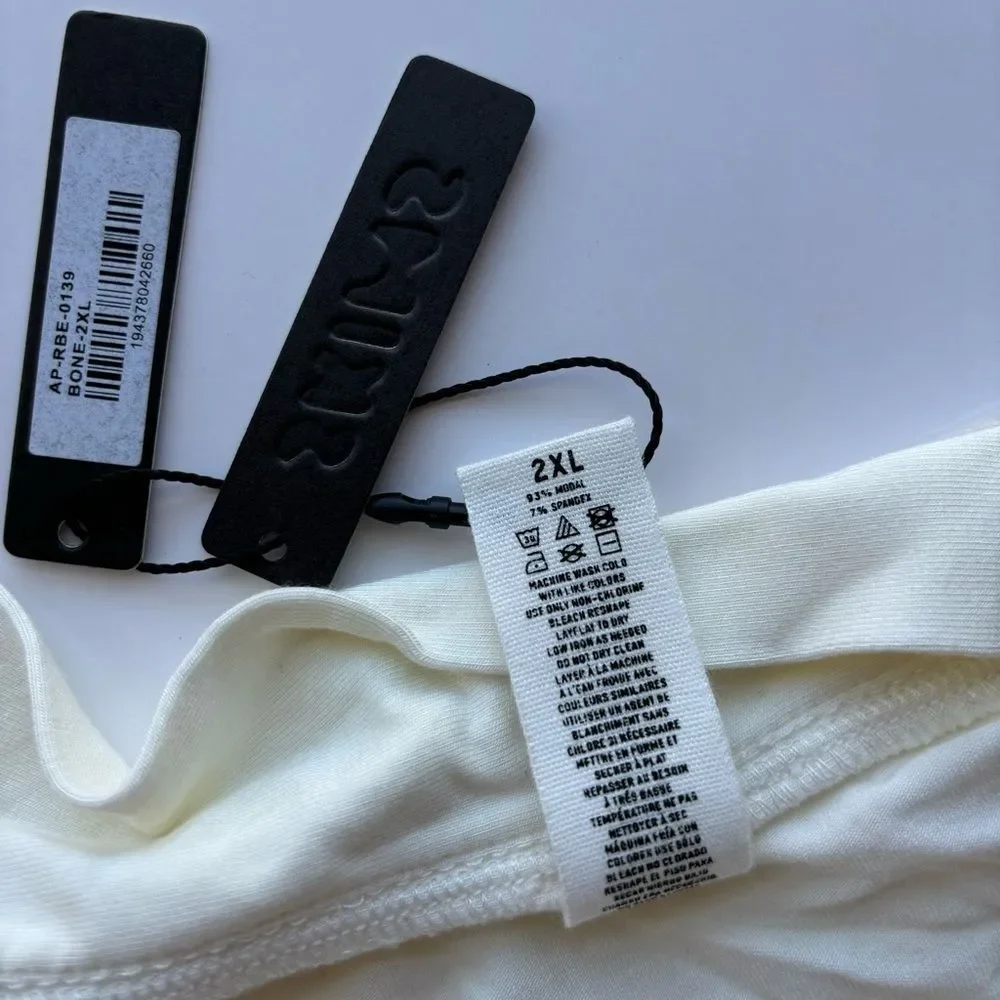 Skims Sleep Robe - Bone - Size 2x / Comfy Stretch Loungewear Kim Kardashian